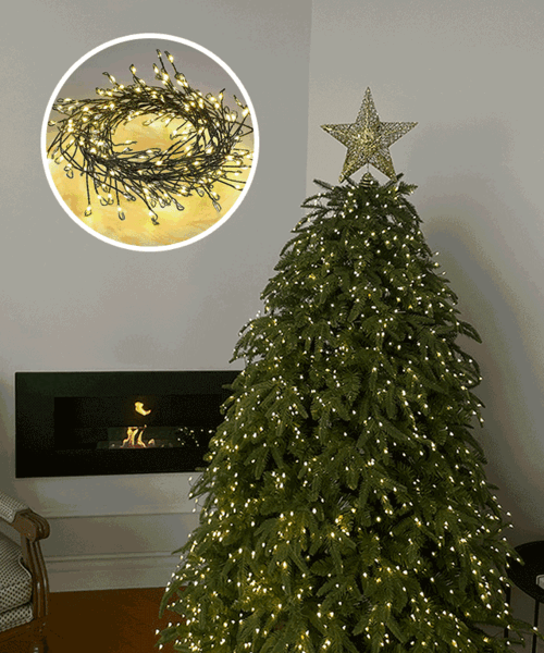 モルディブムカデ電球 200口 6m クリスマスワイヤーツリー装飾オーナメント （電磁波適合認証済）