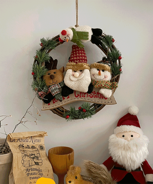 冬季毛圈针织2型圣诞装饰道具装饰品